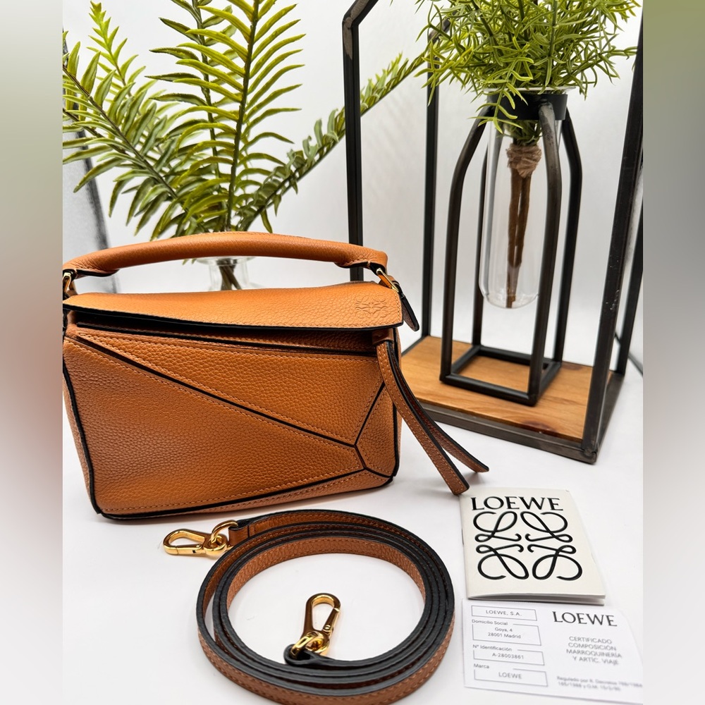 Loewe Calfskin Crossbody Bag/Mini Puzzle Crossbody Bag